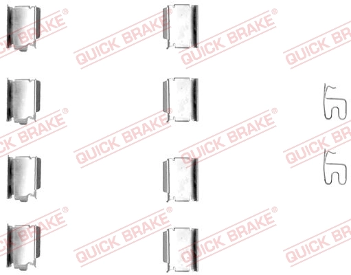 Accessory Kit, disc brake pad